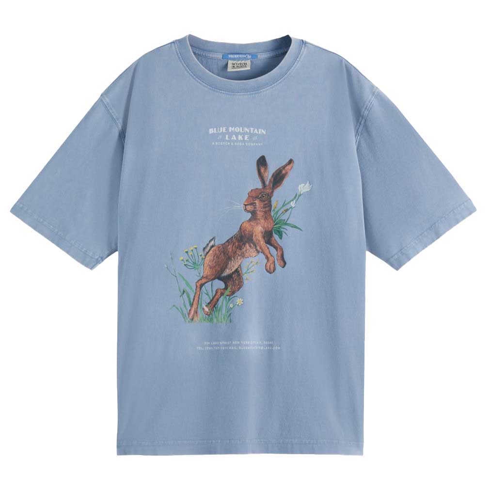 Scotch & Soda Washed Artwork Loose T-Shirt